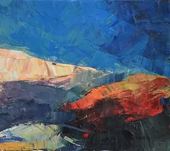 Strand by Paddy Lennon, 2000, oil on canvas board, sold Jan 2020