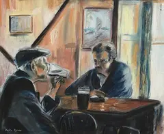 Kate Byrne, Companions, pastel