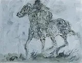 Kenneth Bullock, The Gallops, oil on canvas