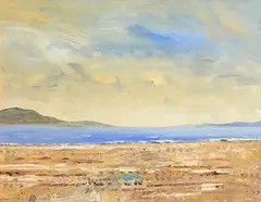 Harry Reid, Low Tide, Connemara, oil on board