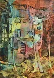 Adam Kos, Untitled, mixed media on paper