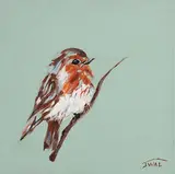 Jean Wallace Jones, Robin, oil on canvas