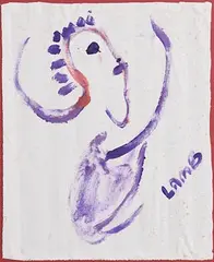 Figure by Matt Lamb, oil on linen, sold Jan 2020
