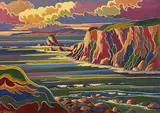 Atlantic Coast Achill by 20th & 21st Century Irish School, 1995, acrylic on canvas board, sold Jan 2020