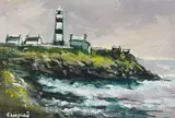 Niall Campion, Old Head of Kinsale, oil on canvas board