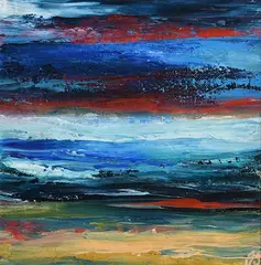 John Stewart, Irish Coast, 2018, oil on canvas