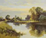 20th Century Irish School, Riverscape