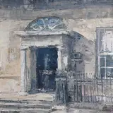 Aidan Bradley, House Merrion Square, 2007, oil on board