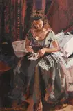 Rowland Davidson, Invitation to the Dance, oil on canvas