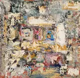 The Careful Step by John Kingerlee, 2015, oil and mixed media on card, sold Jan 2020