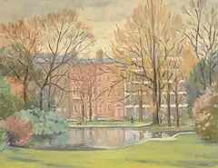 David Hone, St. Stephen's Green, oil on canvas