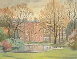 David Hone, St. Stephen's Green, oil on canvas
