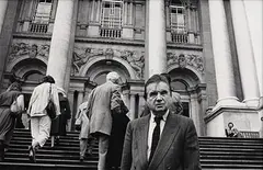 John Minihan, Francis Bacon, Tate Gallery, London, 1985, silver gelatin print - numbered artist's proof 6 from 6