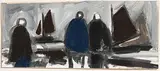 Returning Home by Markey Robinson, oil on card, sold Jan 2020