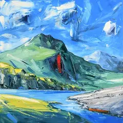 David Coyne, Wild West, acrylic on canvas