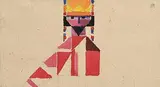 Colin Middleton, The King's Eyes, gouache on paper