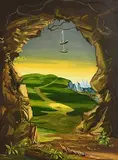 David Eager Maher, The Way, 2014, oil on board