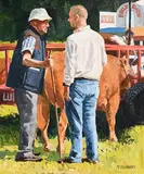 David McElhinney, At the Show, oil on canvas