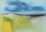 Gerald Davis, Blue Skies, 1978, oil on board