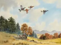 Robert W. Milliken, Near Carbridge, West Scotland, watercolour