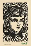 Harry Kernoff, Dublin Girl, woodcut