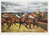 Peter Curling, The Top of the Ground, limited edition print - numbered 102 from an edition of 250