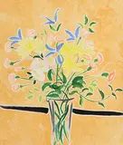Nicholas Hely Hutchinson, Spring Flowers with Yellow Ochre