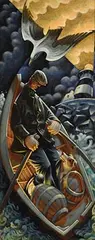 Jonathan McHugh, The Lighthouse Keeper, 2002, oil on canvas