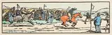 The Finish Line by Jack Butler Yeats, hand coloured cuala press print, sold Jan 2020