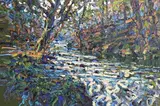 Arthur K. Maderson, Evening, Glen Shelane (Near Cappoquin), mixed media on board