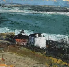 Donald Teskey, Stella Maris, oil on paper