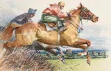 Peter Curling, Over the Last, watercolour
