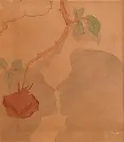Mary Cottie Yeats, Embrace, watercolour