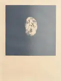 Louis le Brocquy, Visage a Bouche Ouverte, limited edition aquatint - numbered 39 from an edition of 75