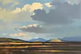 John Skelton Snr, Twelve Bens, Connemara, oil on canvas