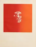 Head on Red by Louis le Brocquy, 1974, limited edition lithograph - numbered 26 from an edition of 75, offered Nov 2019