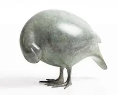 Jonathan Knight British, Quail, bronze - numbered 2 from an edition of 12