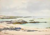 Frank Egginton, Blue Boat, Achill Island, watercolour