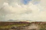 Wycliffe Egginton, Moorland Scene, Ross-Shire, 1945, watercolour