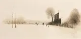 Anthony Robert Klitz, A Walk in the Park, oil on canvas