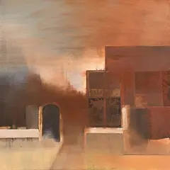 Tom Climent, Pavillion, oil & acrylic on canvas