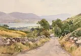 Frank McKelvey, View from the Mournes, watercolour