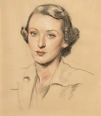 Seán O'Sullivan, Portrait of a Lady, pastel