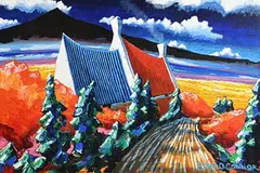 Eóin O'Connor, The Homestead, oil on canvas
