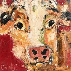 Deborah Donnelly, Daisy, oil on canvas