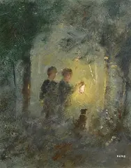Tom Kerr, The Lantern, 2003, oil on board
