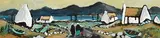 Pat Murphy, Fishing Village, West of Ireland, oil on board