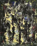 Basil Rakoczi, Forêt, 1962, oil on canvas