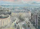 Peter Pearson, College Green, Dublin, 2005, oil on canvas