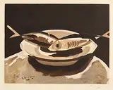 Georges Braque, Still Life with Fish, etching on rives paper - numbered 167 from an edition of 300